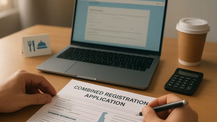 Delaware Combined Registration Application form