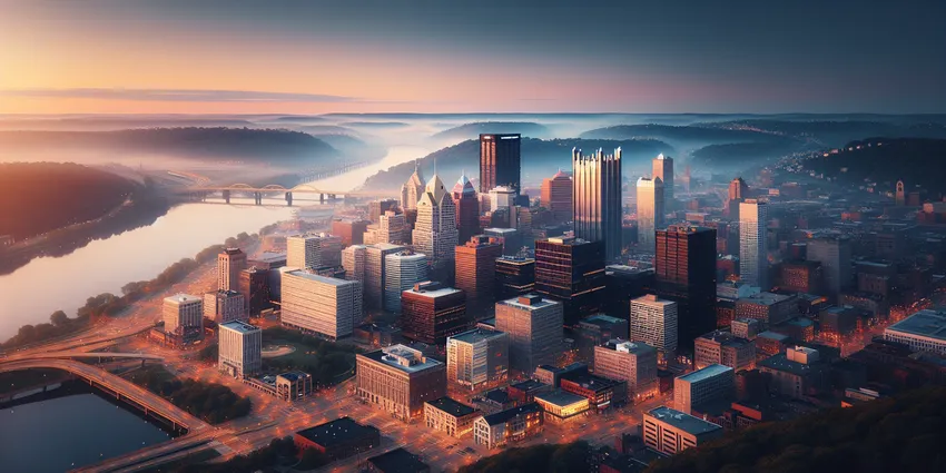 Teen Working at a Fast Food Restaurant in Pittsburgh