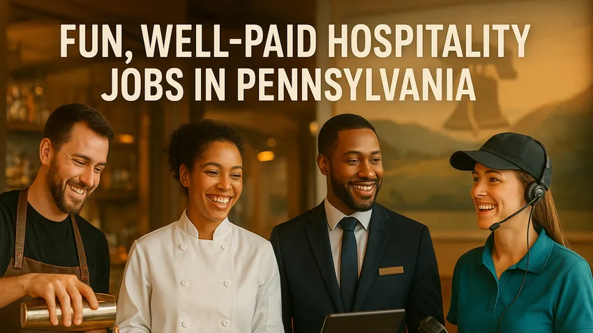 Fun hospitality jobs in Pennsylvania