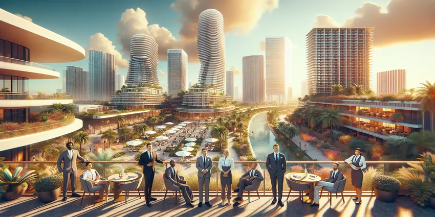 Miami Design District hotel with ergonomic workspace and pool amenities