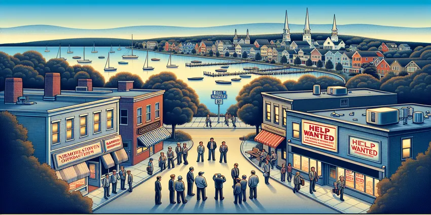 Young person working at a fast food restaurant in Barnstable Town, MA