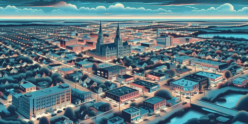 Teen working at fast food restaurant in Middletown, Ohio