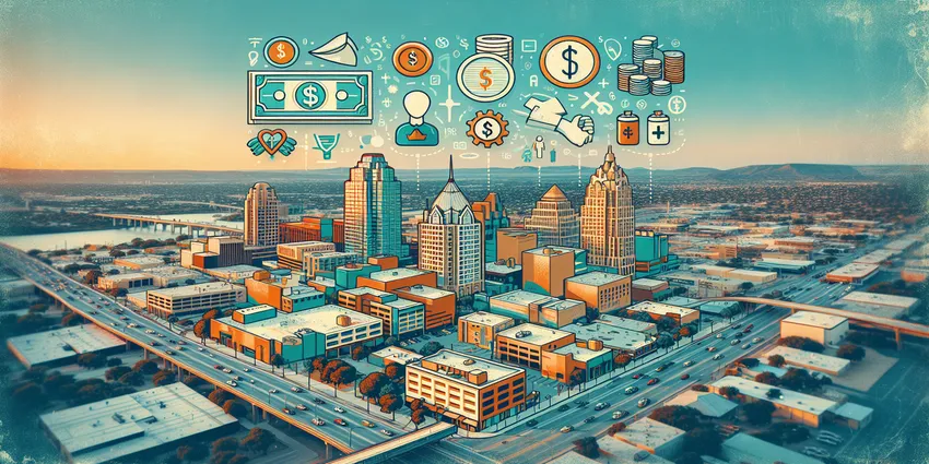 Busser in San Antonio salary infographic