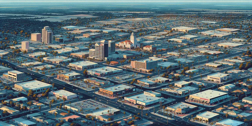 Young worker at fast food restaurant in Perris, CA