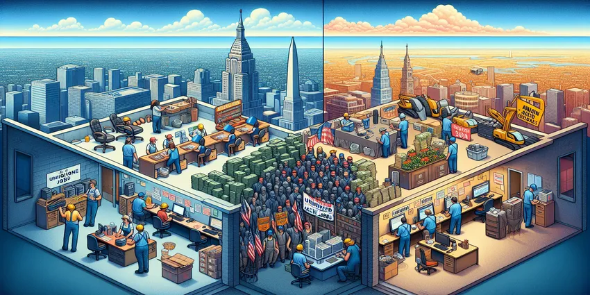 cashier union versus non-union jobs