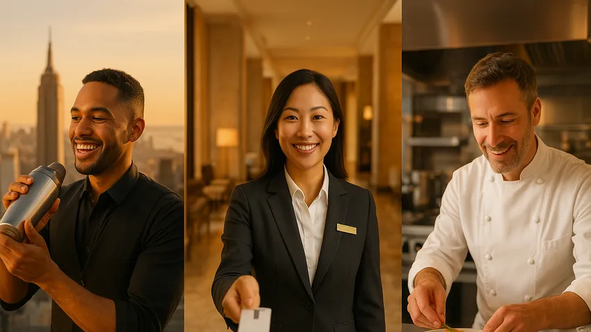 Fun hospitality jobs in New York City