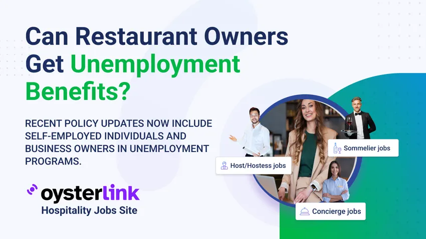 can restaurant owners get unemployment benefits?