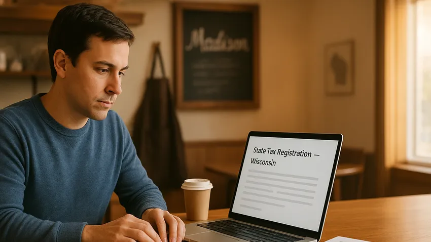 Wisconsin State Tax ID registration certificate