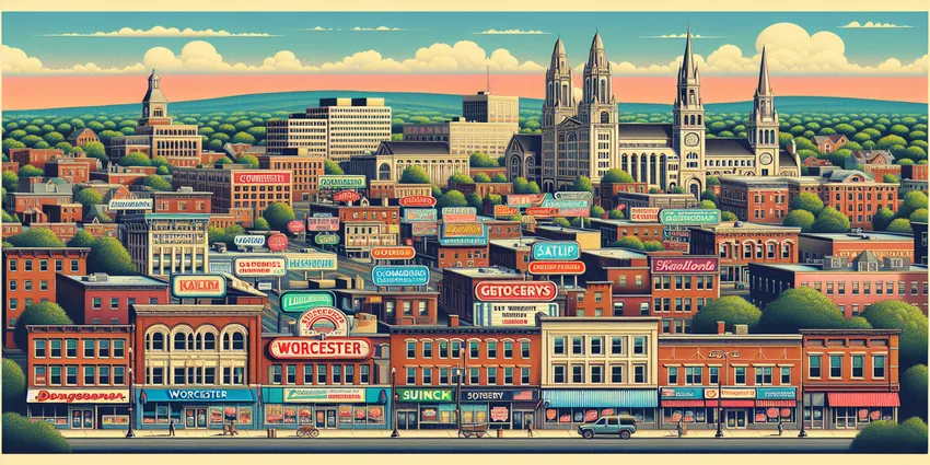 Young teen working at fast-food restaurant in Worcester