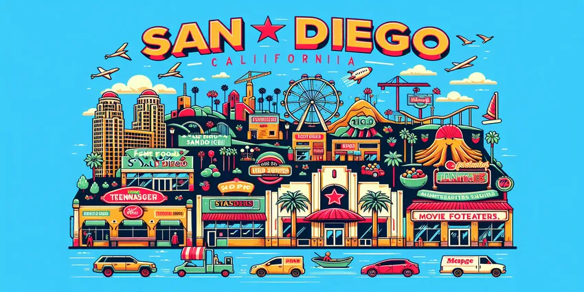 Teen working at a restaurant in San Diego, CA