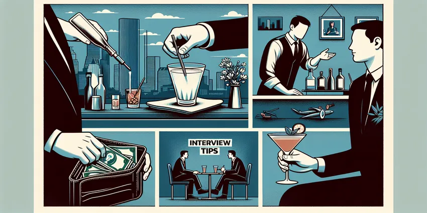 Houston bartender serving drinks