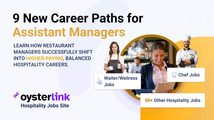 alternative jobs for assistant restaurant managers