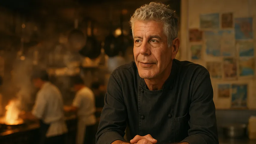 Anthony Bourdain portrait