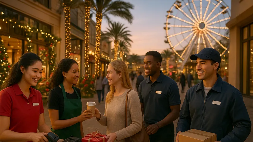 Seasonal holiday jobs Irvine CA