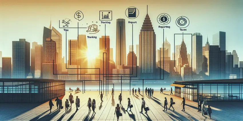 cashier tracking tip income
