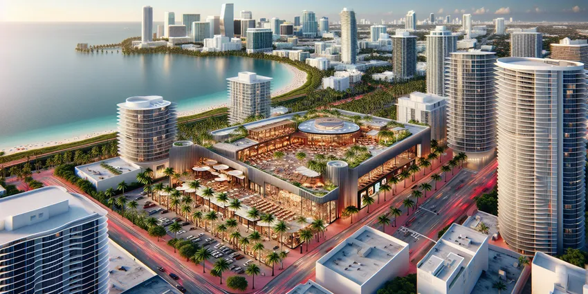 New restaurant openings in Miami poster image showing trendy Miami eateries