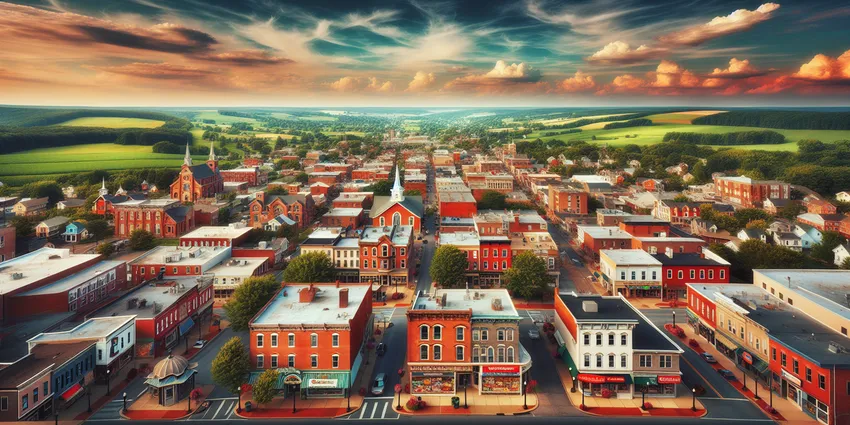 Young worker at fast-food restaurant in Lancaster