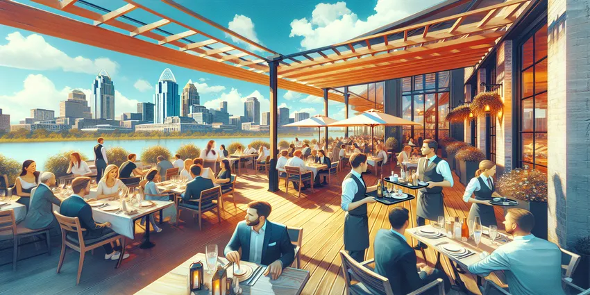 What restaurants do Waitresses make the most money at in Cincinnati