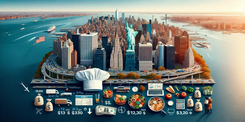 New York City chef salary and cost of living