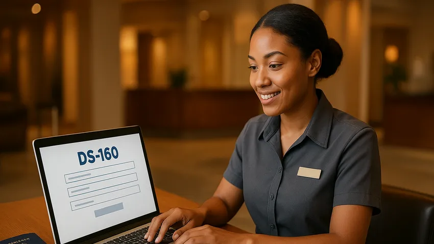 Form DS-160 online visa application