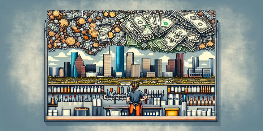 Houston bartender tipping and salary