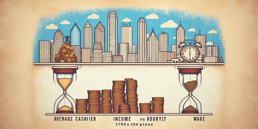 Dallas cashier tip income comparison