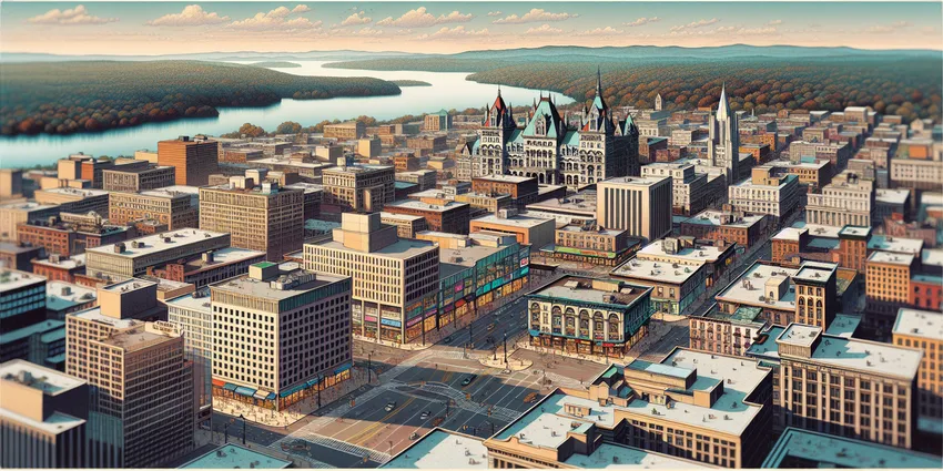 Teen working at fast-food restaurant in Albany