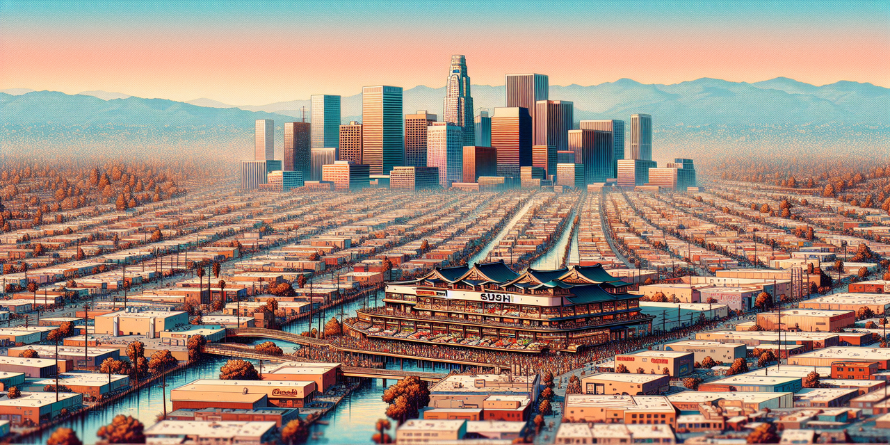 What restaurants do Sushi Chefs make the most money at in Compton