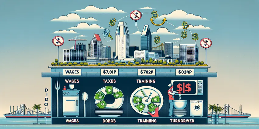 San Diego dishwasher hiring cost overview