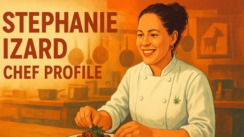 Stephanie Izard portrait in chef's coat
