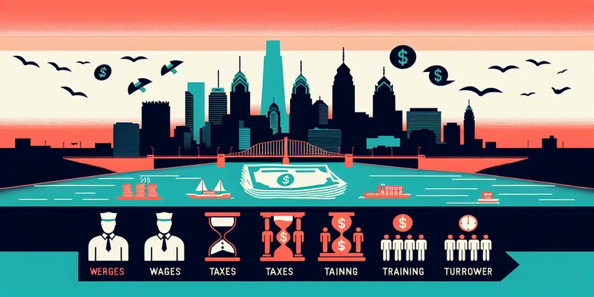 Philadelphia server cost infographic