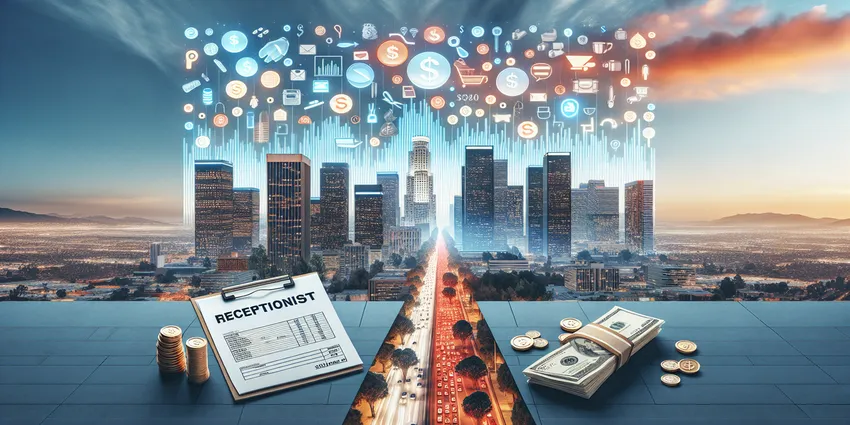 Los Angeles receptionist salary guide and cost of living