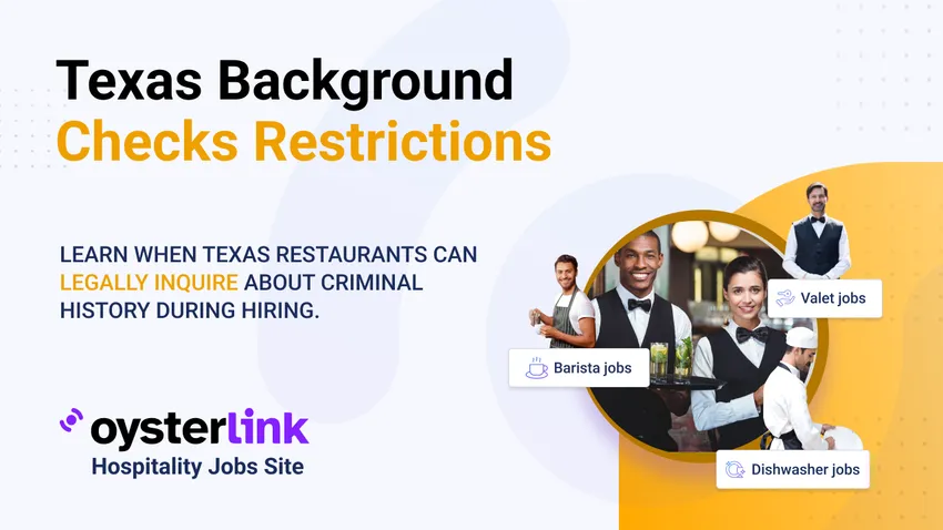 Texas background check restrictions cover letter