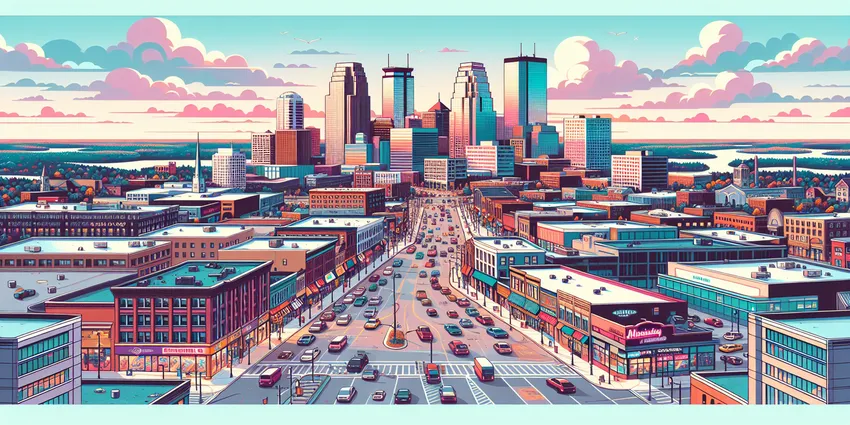 Teen working in a fast food restaurant in Minneapolis