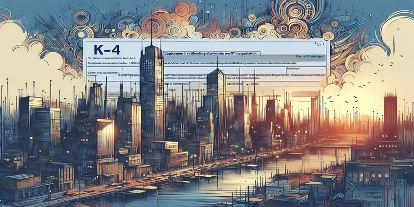 Form K-4 Employee’s Withholding Allowance Certificate Kansas state tax form