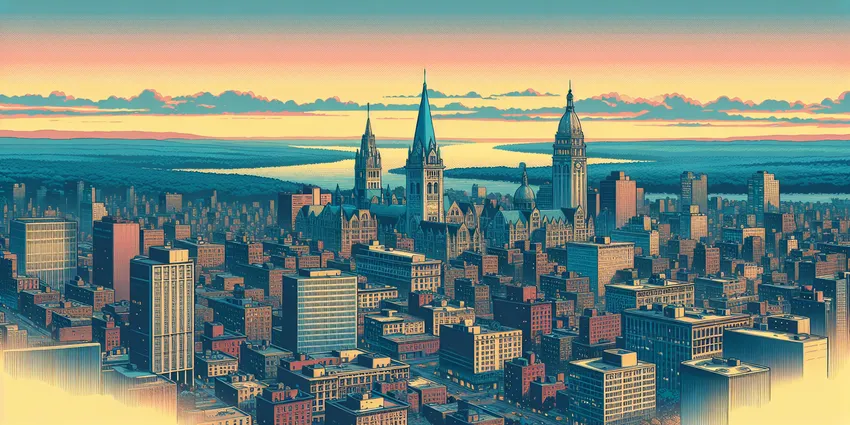 Group of happy teens working in a fast food restaurant