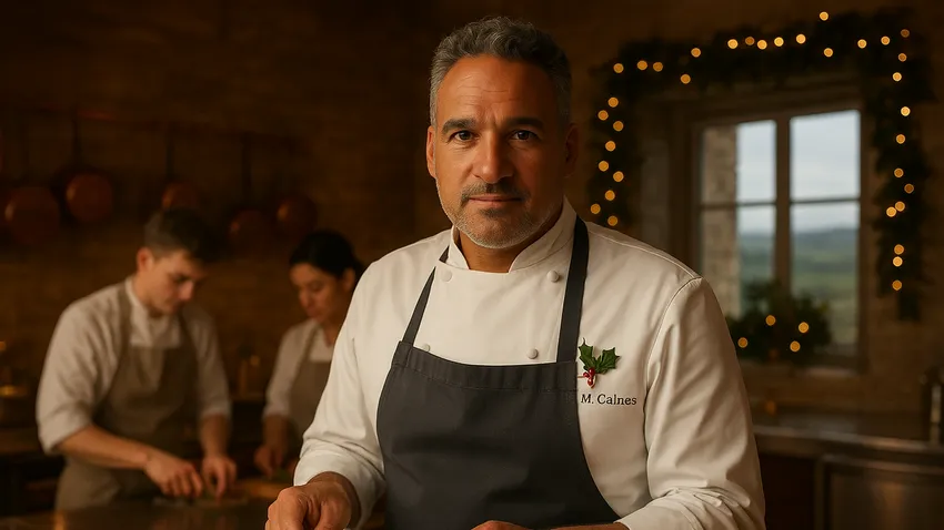 Michael Caines portrait in chef uniform