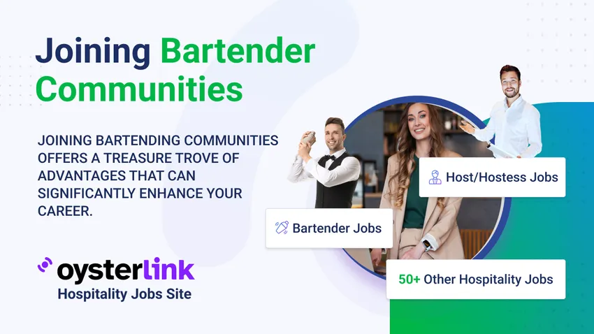 Joining Bartending Communities poster