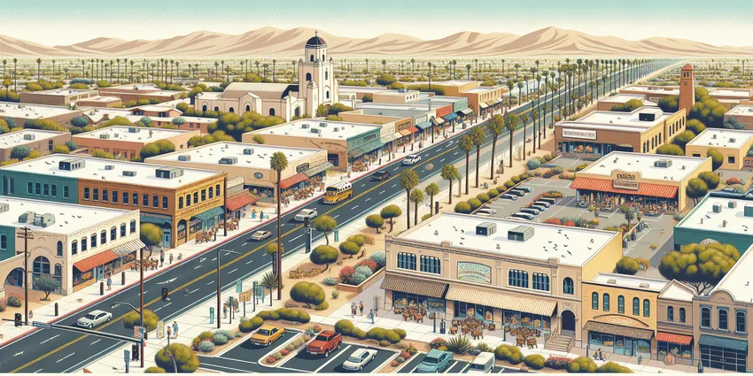 Young worker at a fast-food restaurant in Victorville, CA
