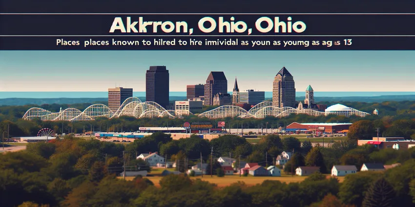 Youth employment opportunities at fast-food and casual restaurants in Akron, OH