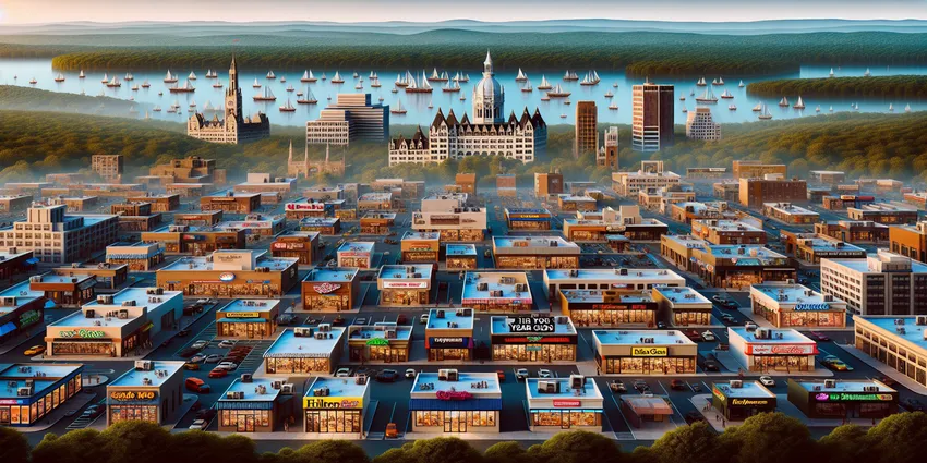 teen working at fast food restaurant in Connecticut