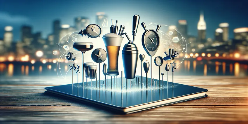 Bartender performance review template with KPIs and goals