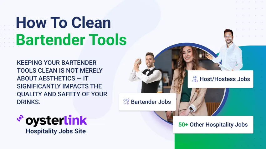 How To Clean Bartender Tools poster