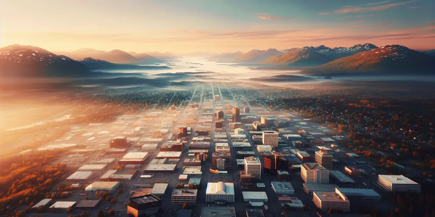 Teen working at a fast food restaurant in Anchorage, AK