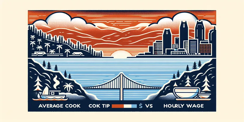 Cook preparing meal in restaurant kitchen