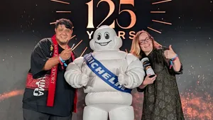 Co-founders of Palm Beach Meats during a Michelin ceremony