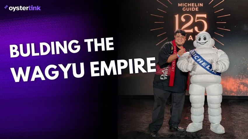 Co-founders of Palm Beach Meats during a Michelin ceremony