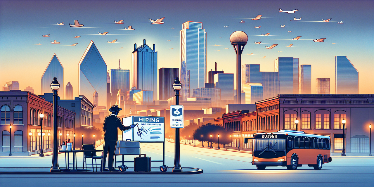 Dallas busser hiring wage laws