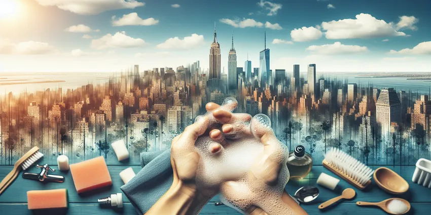 Dishwasher working in New York City kitchen