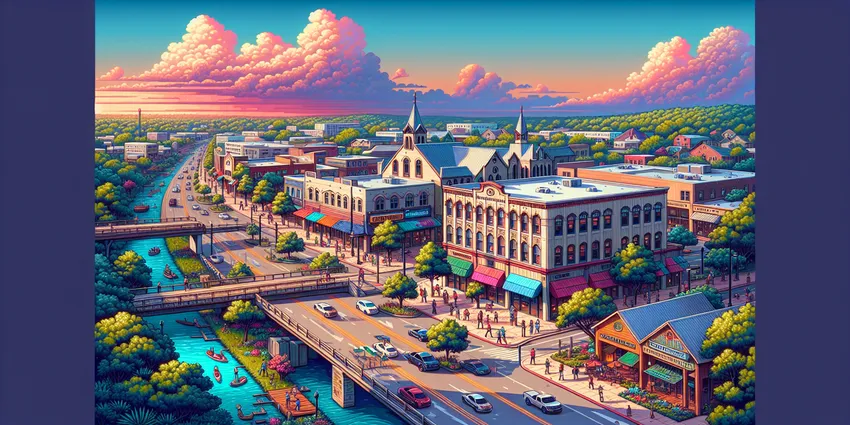 Teen working at a fast-food restaurant in New Braunfels